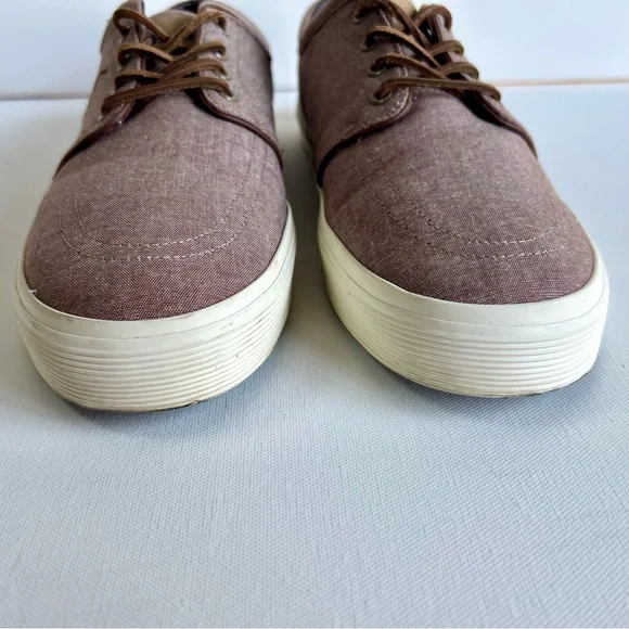 Polo Ralph Lauren Men’s Faxon Canvas Sneaker • Size 13D • Brown • Casual - Picture 11 of 14